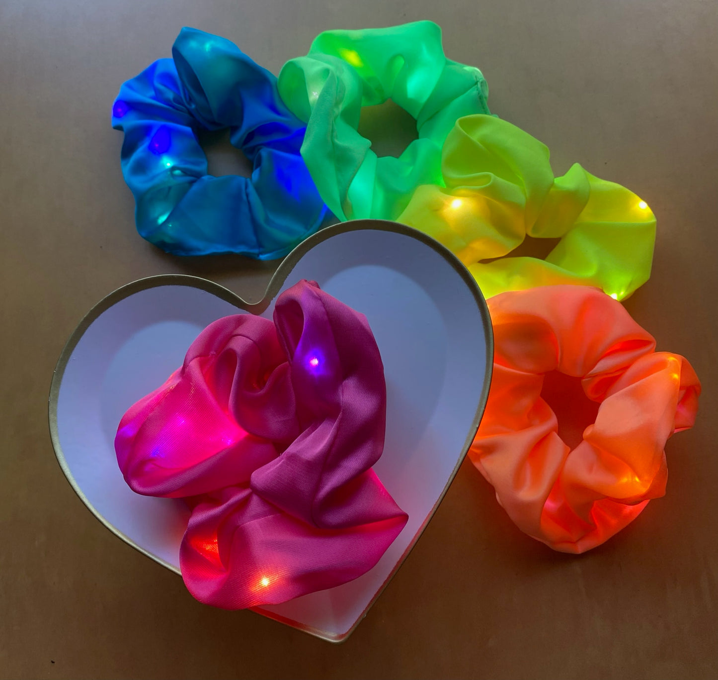 Light-Up Scrunchies