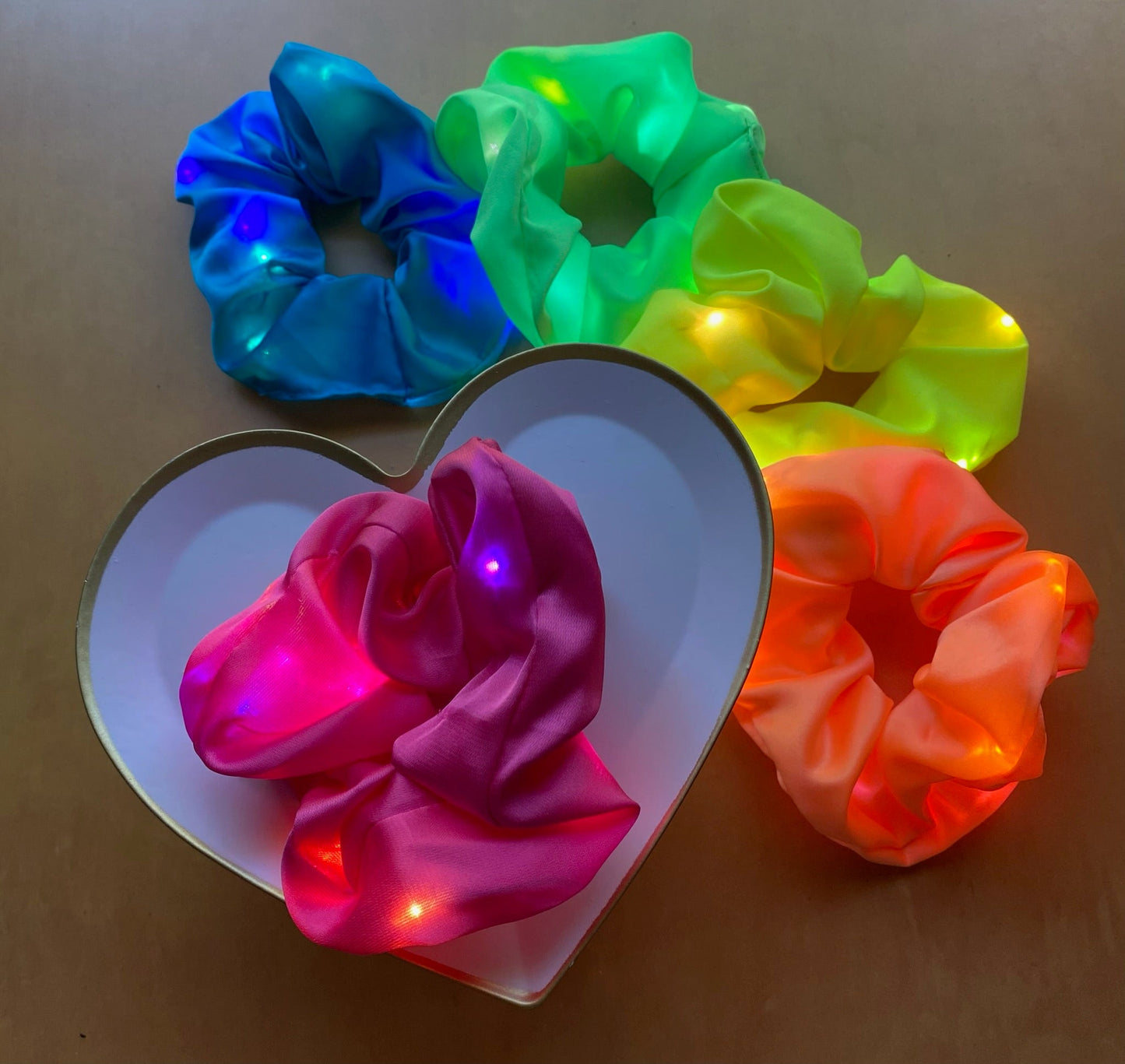 Light-Up Scrunchies (Slightly Flawed)